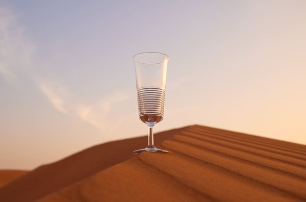Le cristal et le champagne